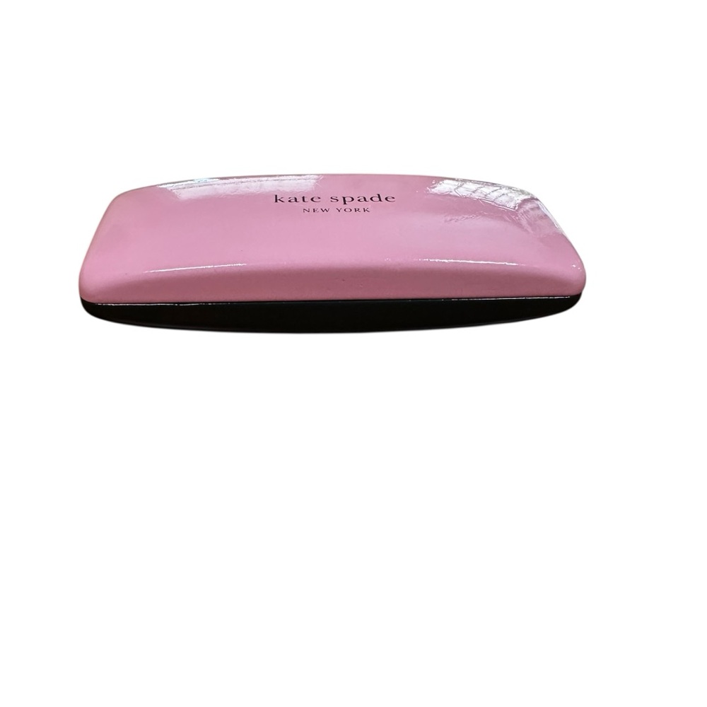 Kate Spade Patent Leather Glasses Case Pink Green - Picture 3 of 8